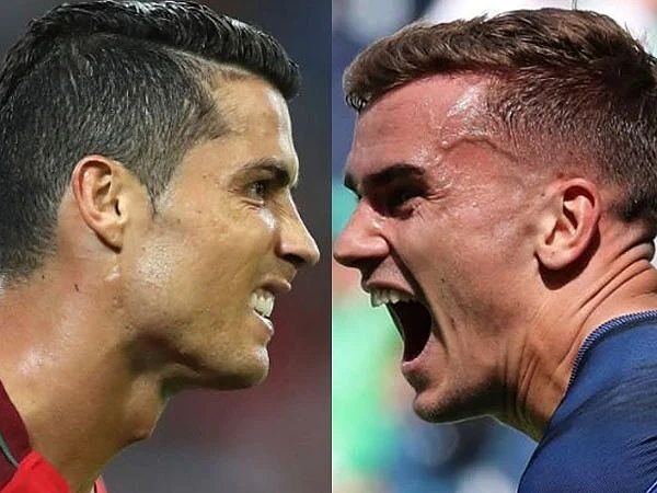 Antoine Griezmann so tài Cristiano Ronaldo