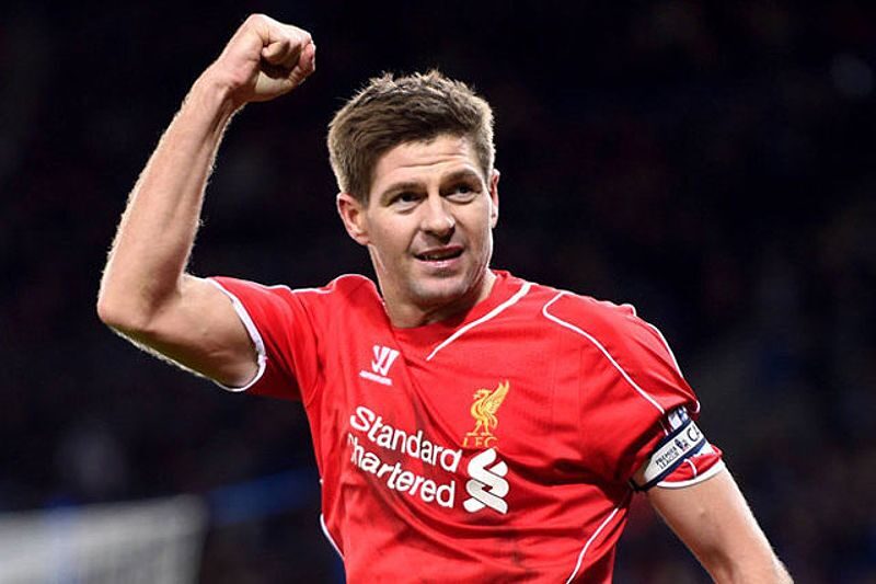 Gerrard ghi bàn trong trận chung kết Champions League 2005