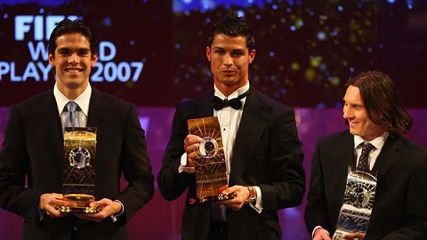 Kaka là chủ nhân của Quả bóng vàng 2007