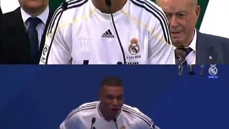 Mbappe tri ân C. Ronaldo ngày ra mắt Real Madrid
