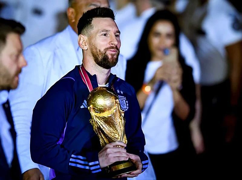 Messi đã đăng quang World Cup 2022 cùng tuyển Argentina
