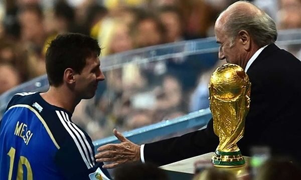 Messi lỡ hẹn với chức vô địch World Cup 2014. Ảnh: Reuters.