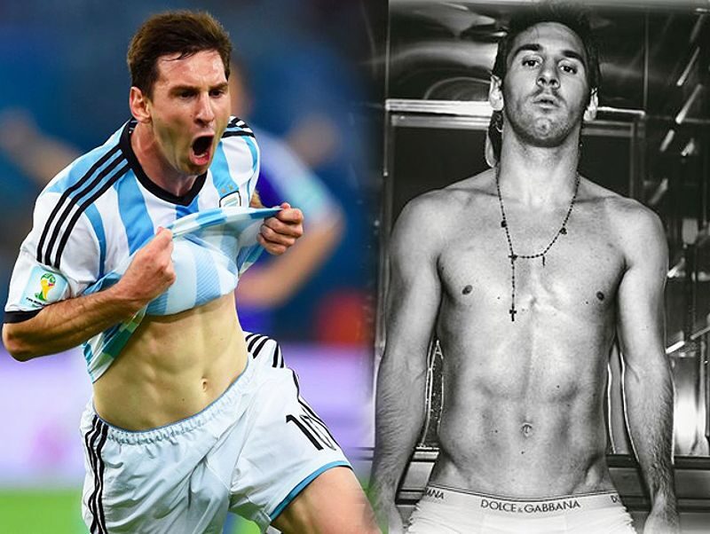 Messi trong các bài tập thể lực
