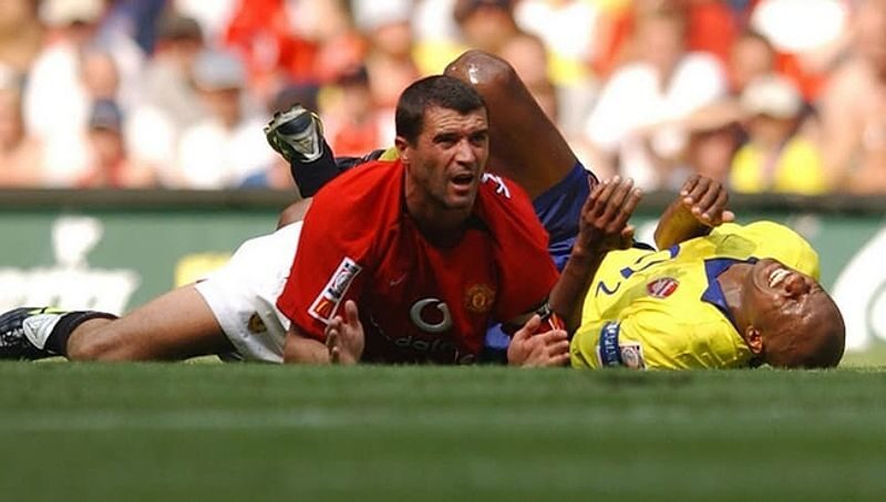 Roy Keane trong một trận đấu